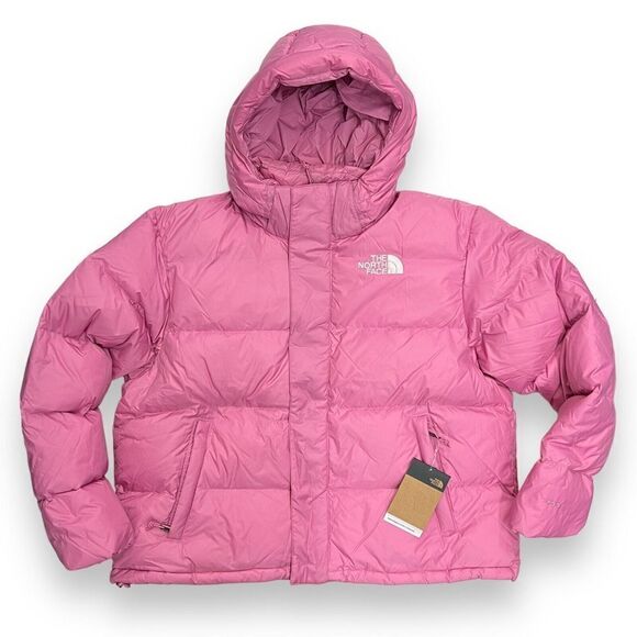 The North Face Jacket Women’s XXL Pink Nordic Down Hooded Puffer Short Relaxed